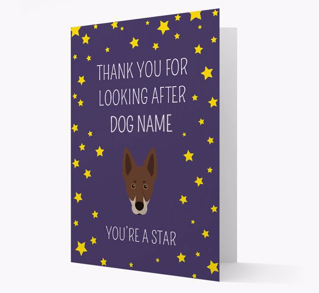 Personalized 'You're A Star' Thank You Card